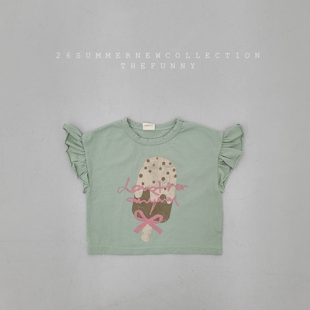 The funny 夏季冰淇淋印花T恤-細節圖7