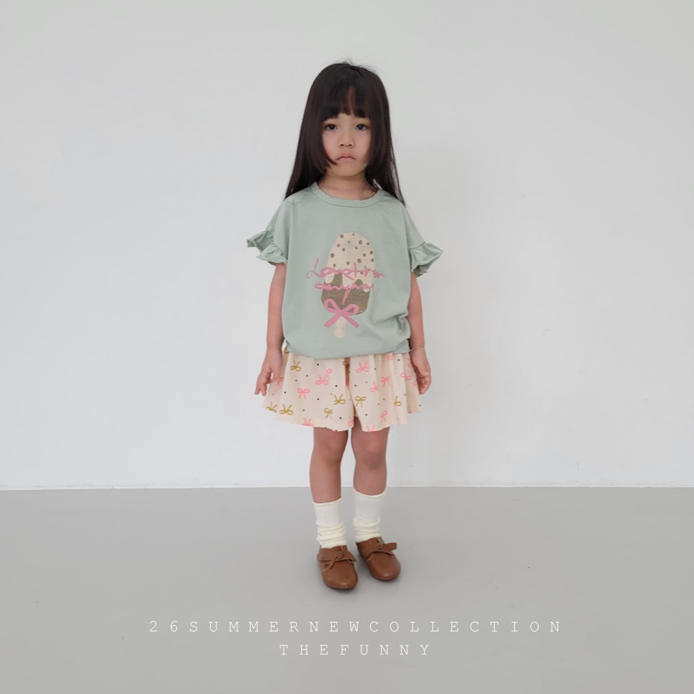 The funny 夏季滿板蝴蝶結褲裙-細節圖6