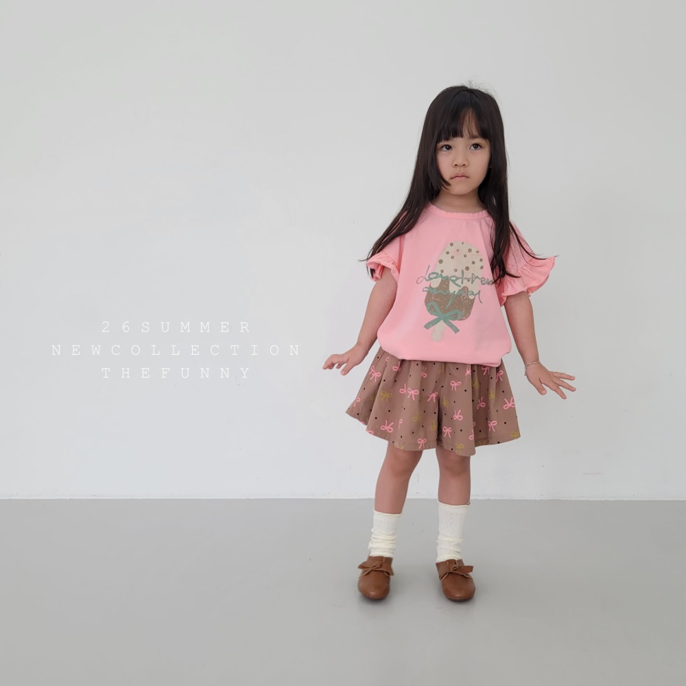 The funny 夏季滿板蝴蝶結褲裙-細節圖7