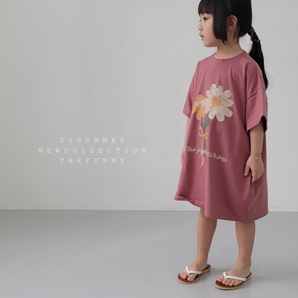 The funny 夏季花束連身裙-細節圖5