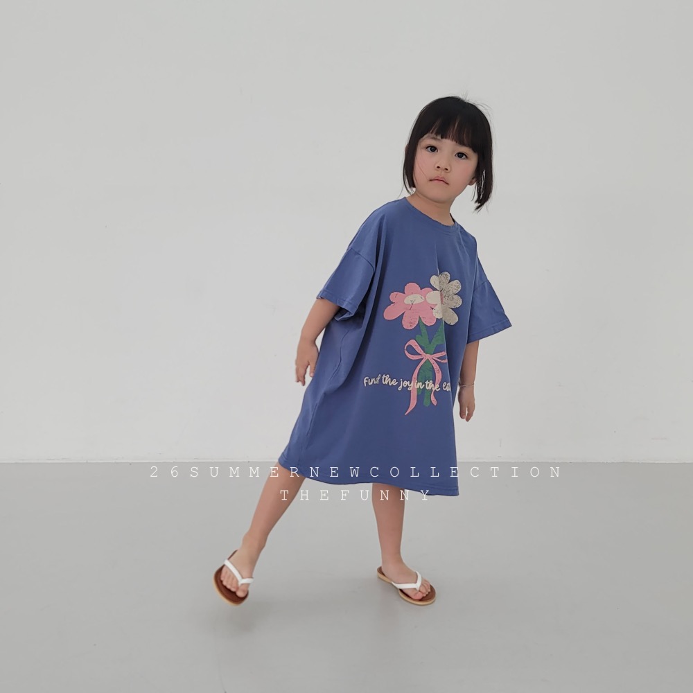 The funny 夏季花束連身裙-細節圖7