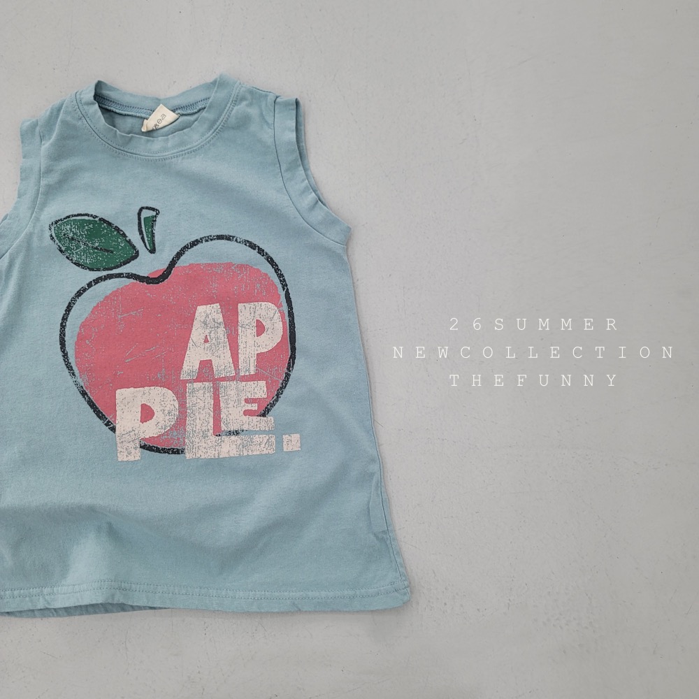 The funny 夏季蘋果印花連身裙-細節圖7