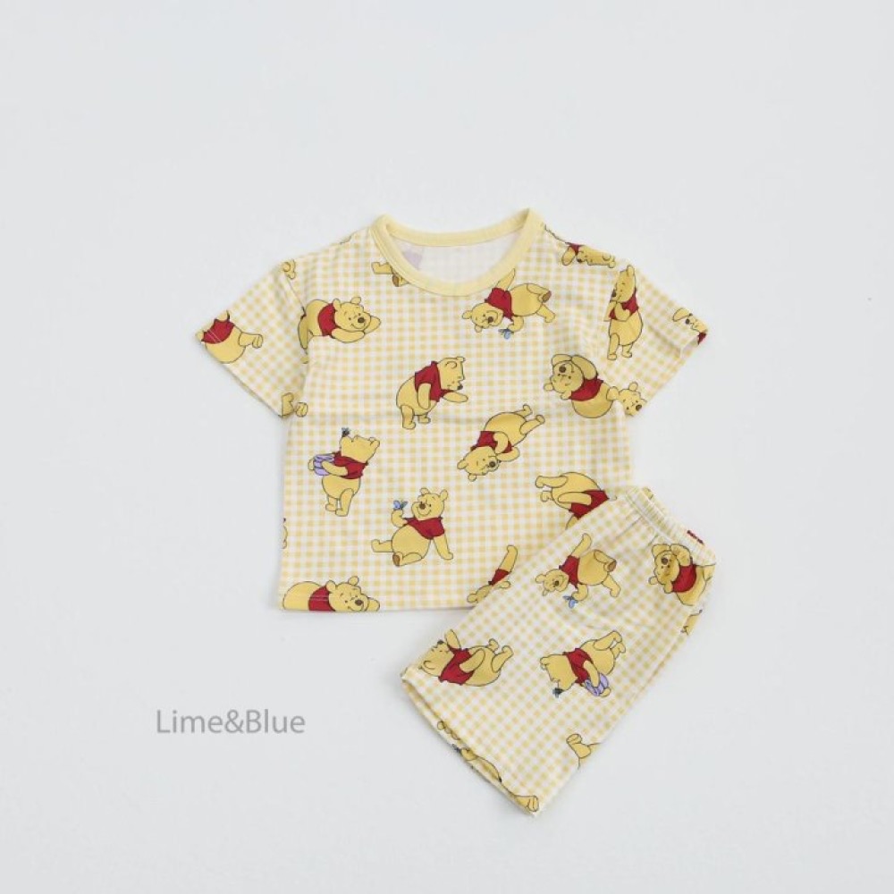 LIME & BLUE 夏季迪士尼卡通圖案居家套裝-細節圖7