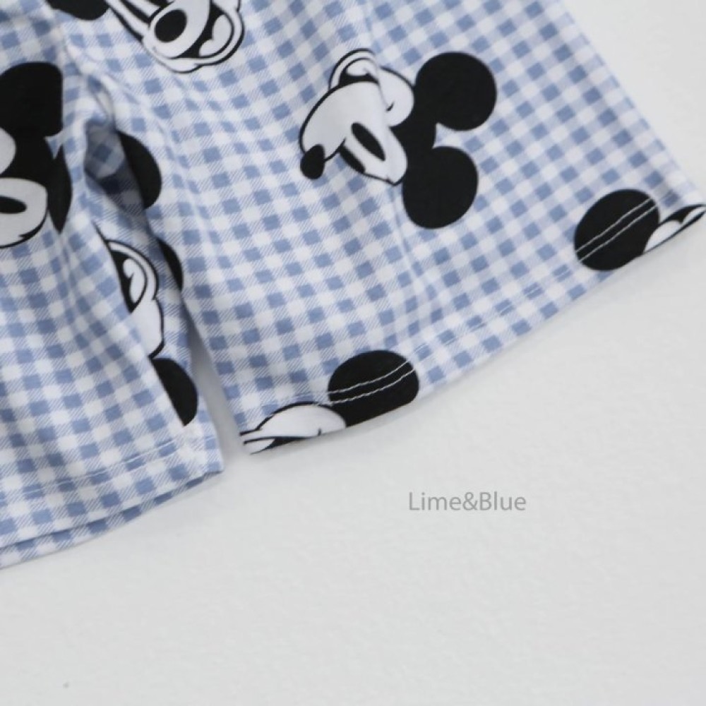 LIME & BLUE 夏季迪士尼卡通圖案居家套裝-細節圖9