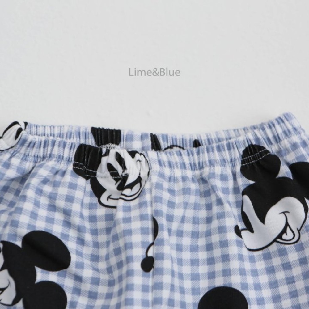LIME & BLUE 夏季迪士尼卡通圖案居家套裝-細節圖11