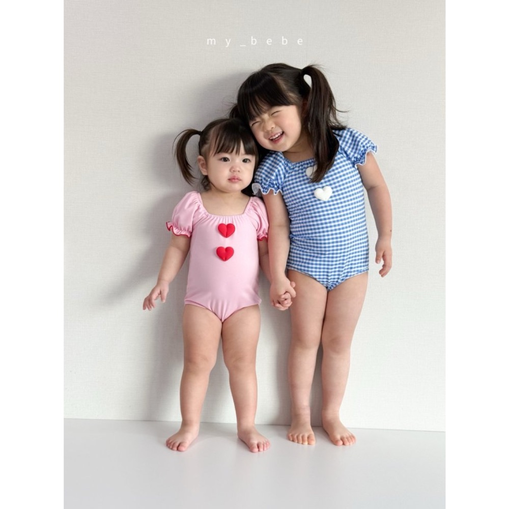 My Bebe 夏季立體愛心連身泳衣-細節圖6