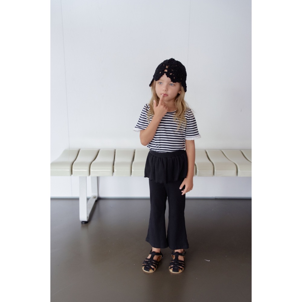 Momo Ann 夏季拼接布蕾絲上衣-細節圖4