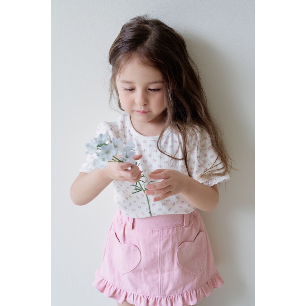 Momo Ann 夏季愛心口袋短裙-細節圖2