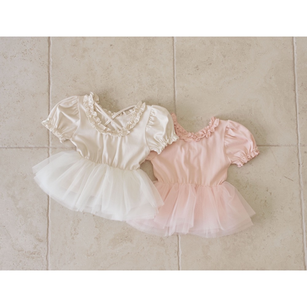 Momo Ann 夏季荷葉領拼接沙上衣-細節圖8