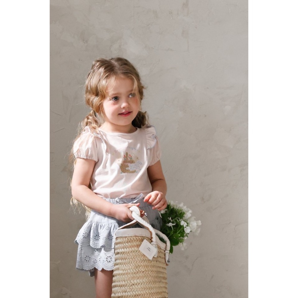 Flo 夏季兔子印花設計上衣-細節圖3