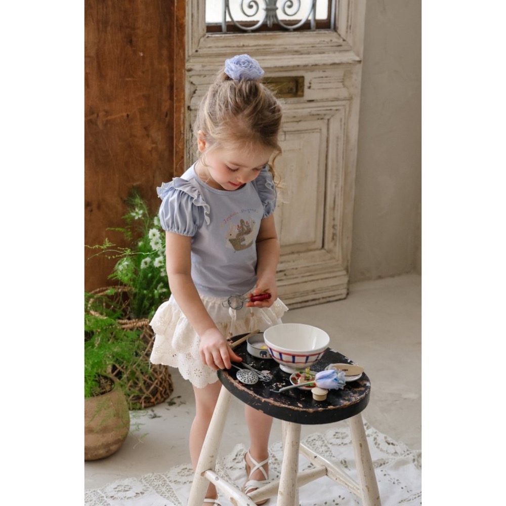 Flo 夏季兔子印花設計上衣-細節圖4