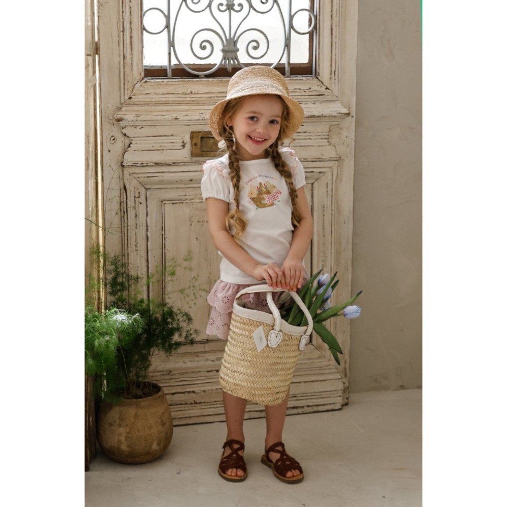 Flo 夏季兔子印花設計上衣-細節圖8