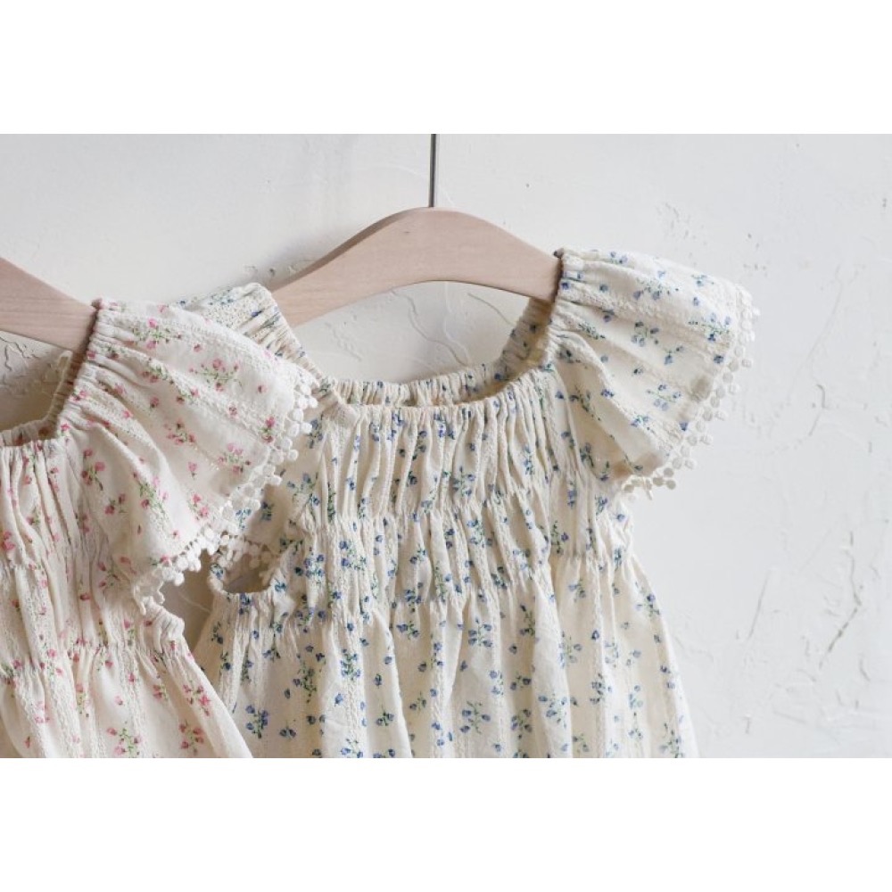 Flo 夏季復古娃娃裝上衣-細節圖10