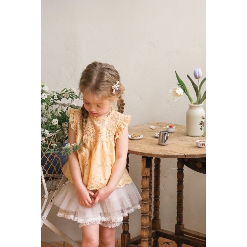 Flo 高工藝雕花背心-細節圖9