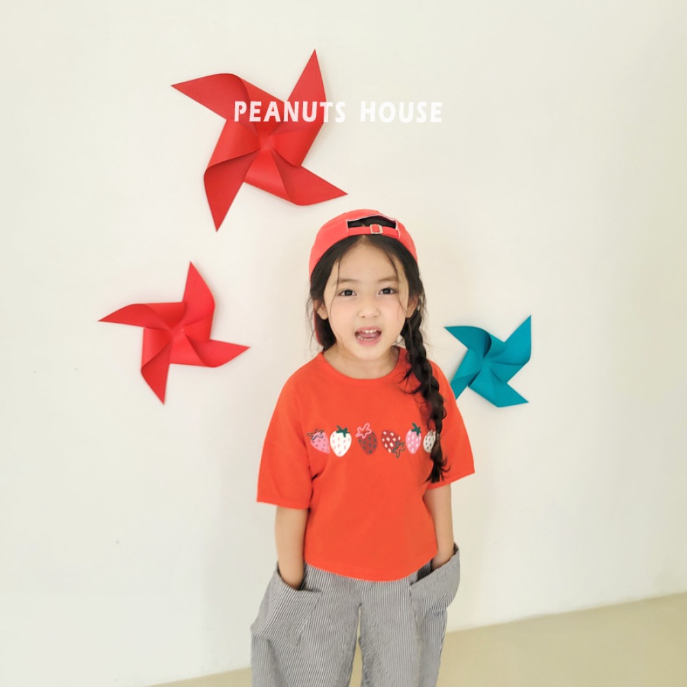 PEANUTS夏季好吃草莓T恤-細節圖5
