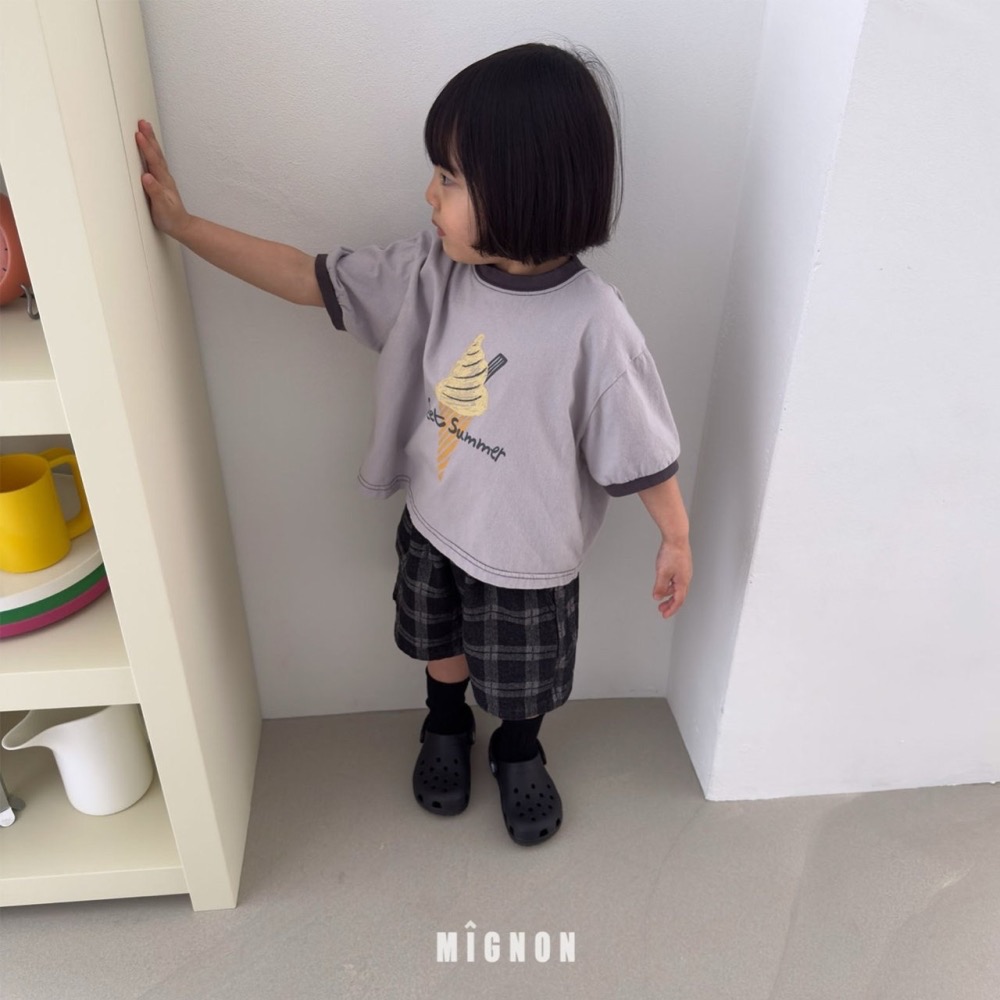 MIGNON 夏季冰淇淋印花T恤-細節圖3