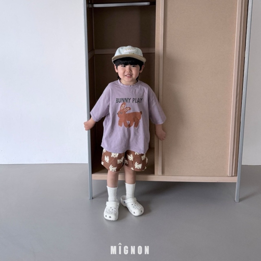 MIGNON 夏季兔子印花T-細節圖3