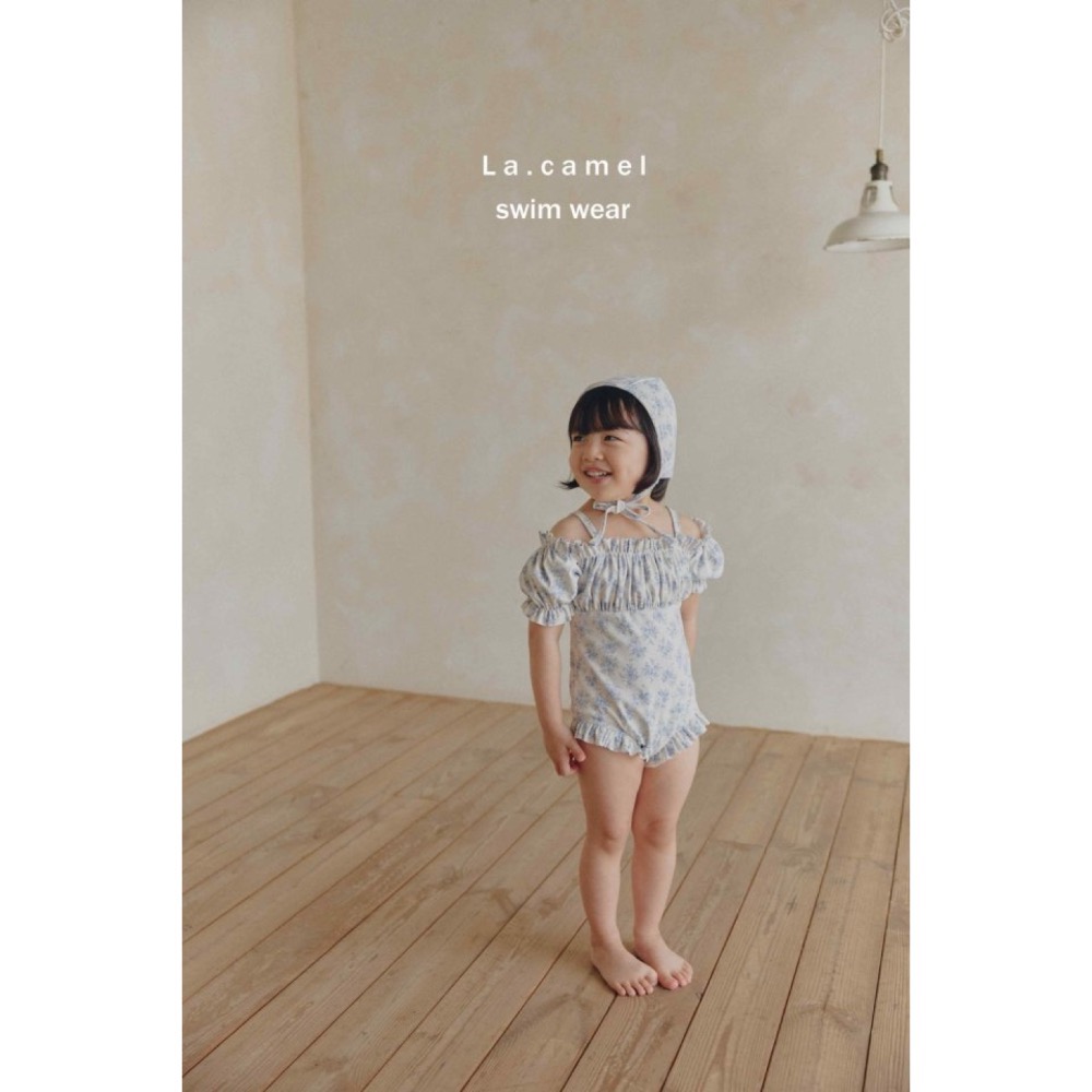 La Camel夏季復古娃娃裝設計泳裝-細節圖6