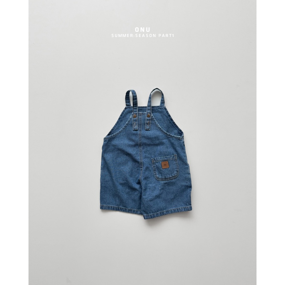 Onu 夏季超可愛吊帶牛仔褲-細節圖6