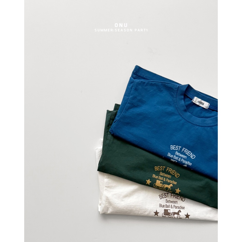 Onu 夏季馬車印花短袖T恤-細節圖5