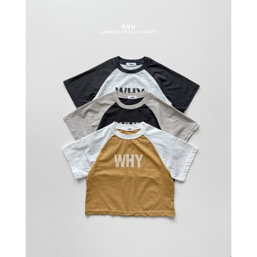Onu 夏季字母撞色設計T-細節圖2