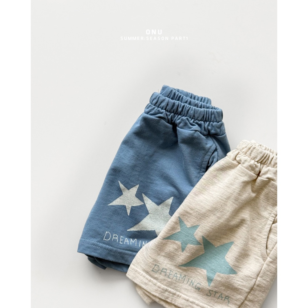 Onu 夏季雙星棉短褲-細節圖2