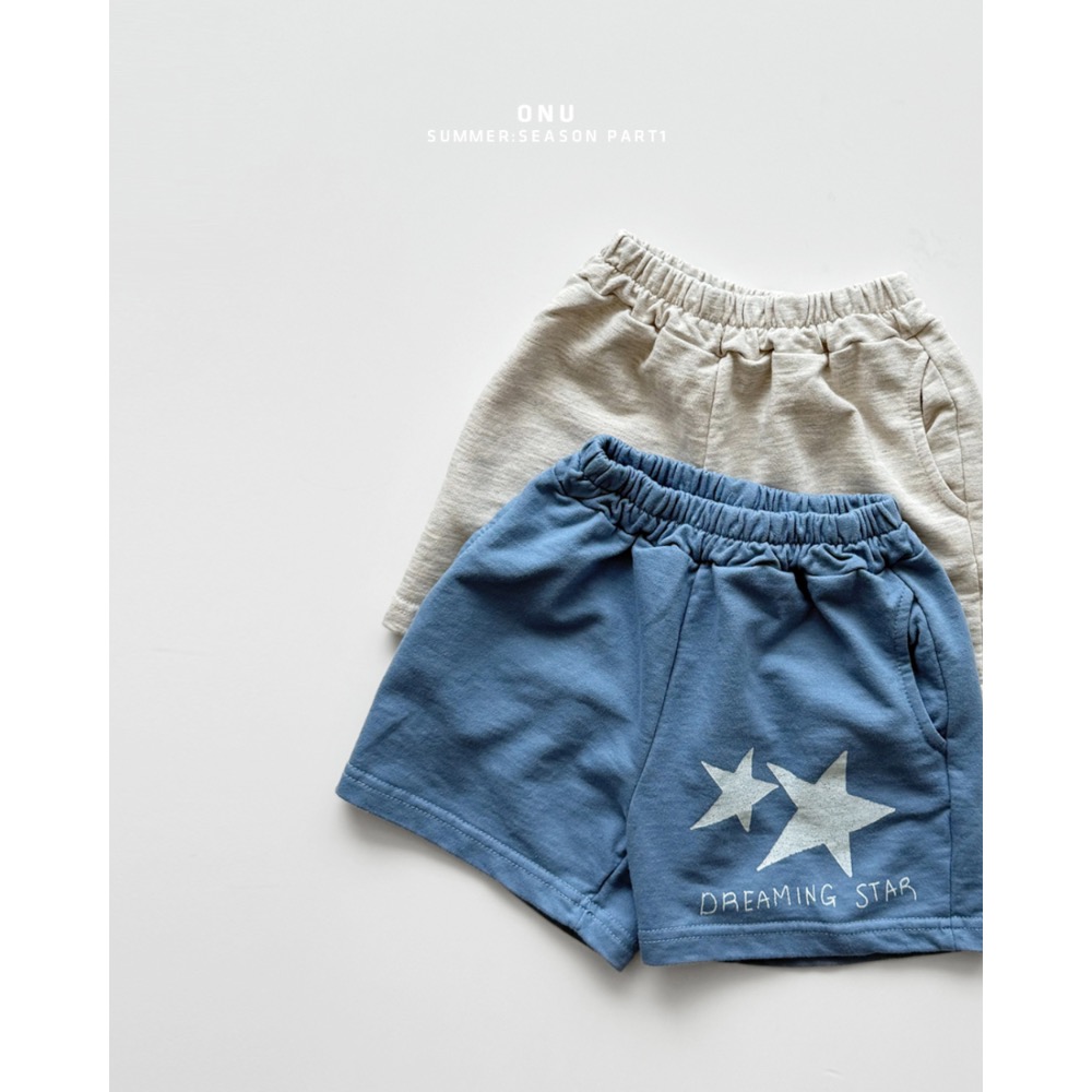 Onu 夏季雙星棉短褲-細節圖4