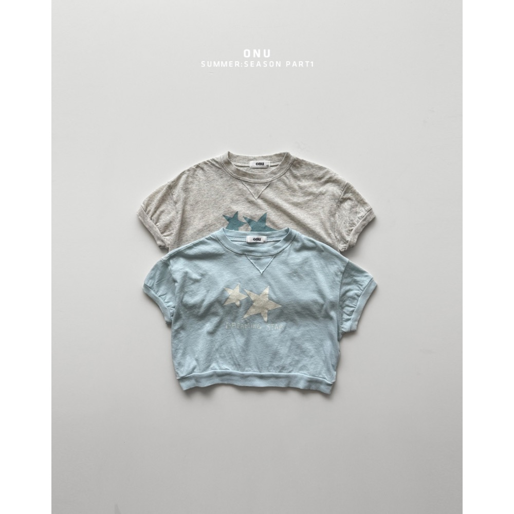 Onu 夏季雙星寬鬆上衣-細節圖3