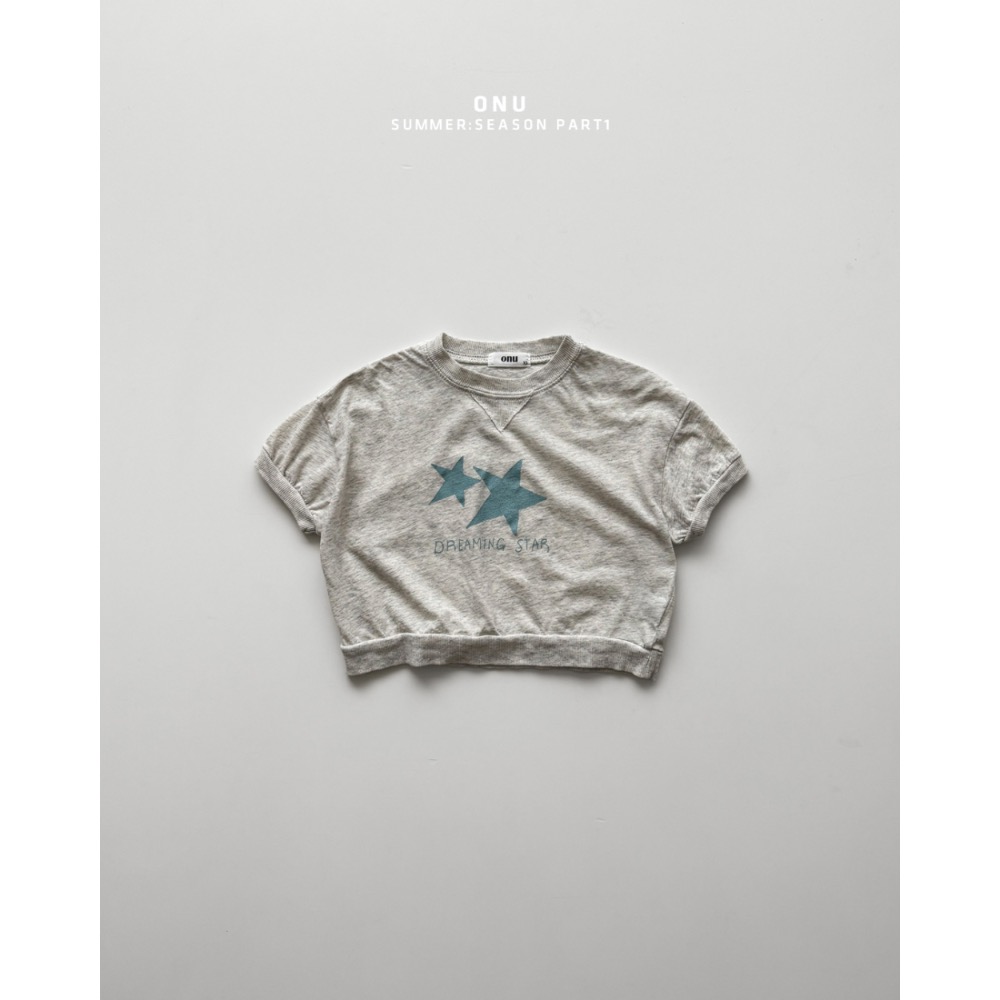 Onu 夏季雙星寬鬆上衣-細節圖4