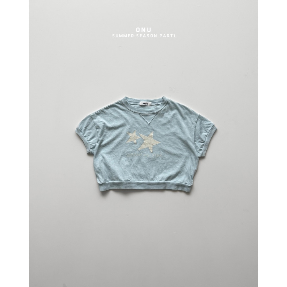 Onu 夏季雙星寬鬆上衣-細節圖5