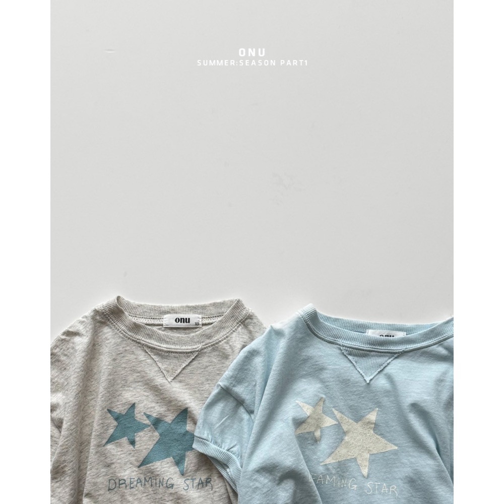 Onu 夏季雙星寬鬆上衣-細節圖6