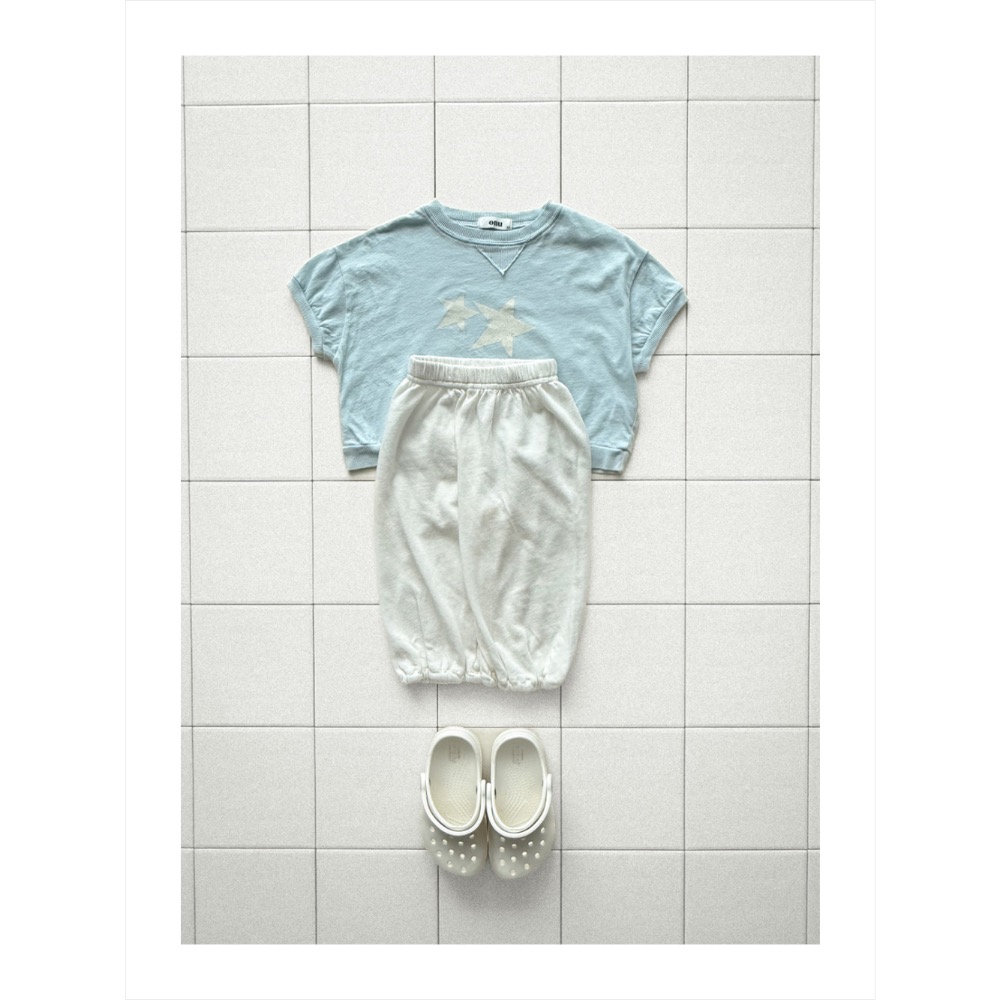 Onu 夏季雙星寬鬆上衣-細節圖7