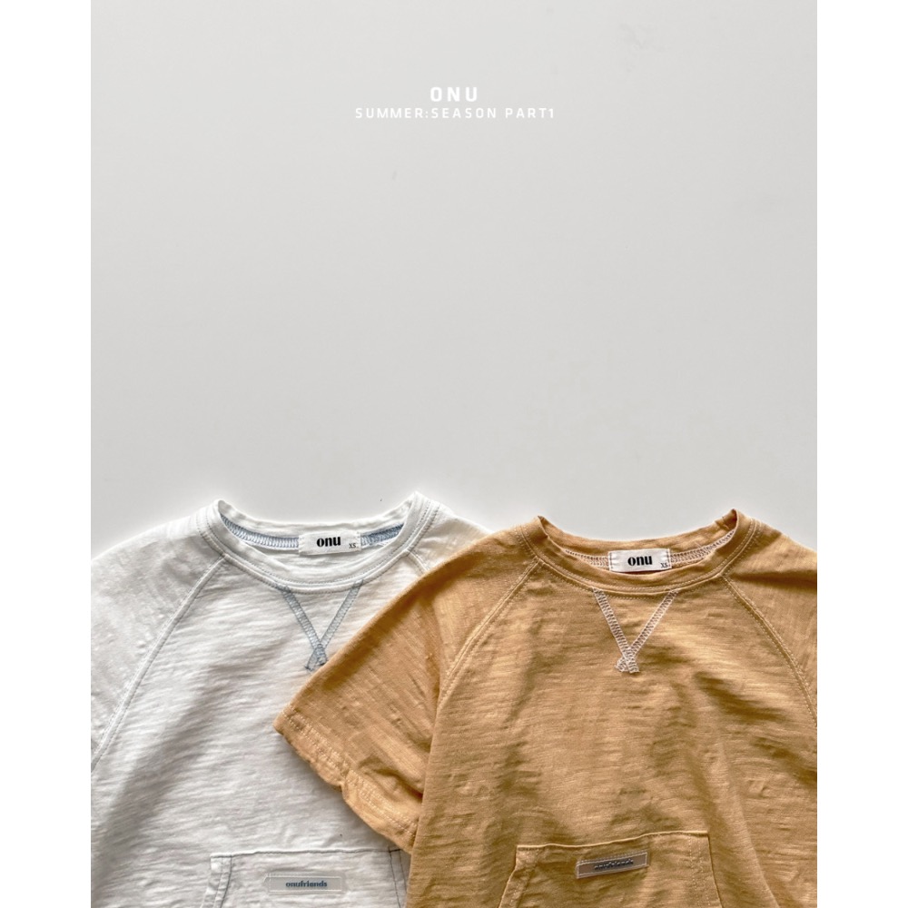 Onu 撞色車線口袋上衣-細節圖7