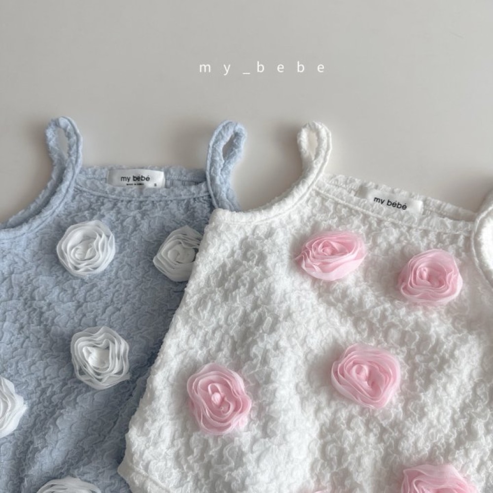 My Bebe 夏季立體花朵泳裝-細節圖5