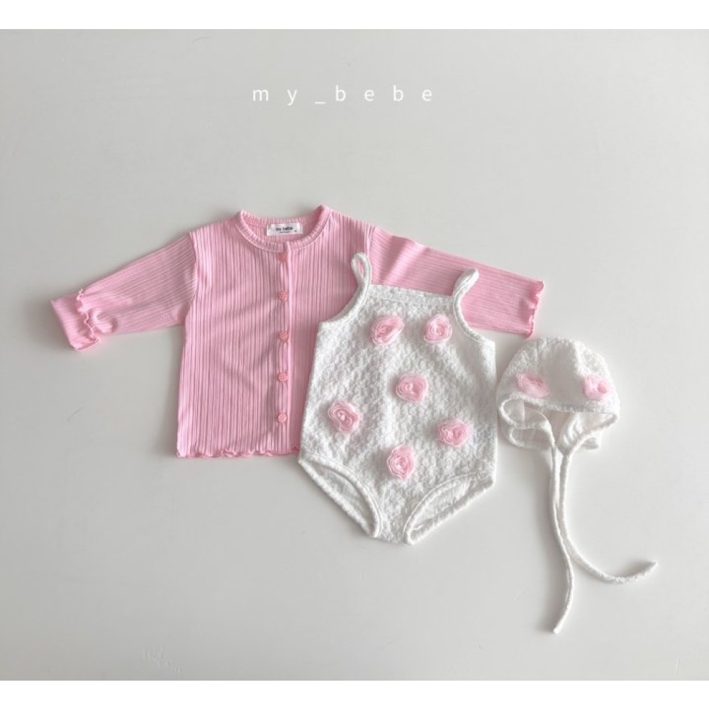 My Bebe 夏季立體花朵泳裝-細節圖9