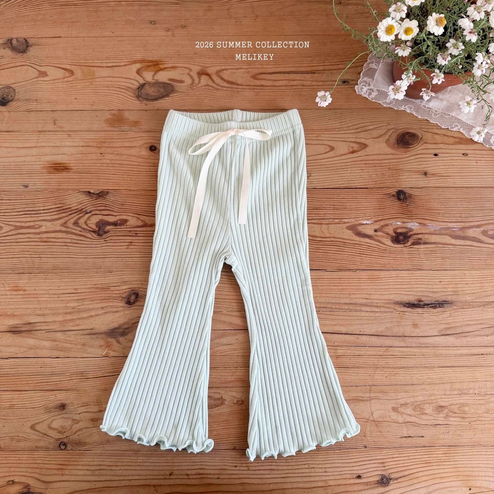 MELIKEY 夏季坑條紋七分褲-細節圖3