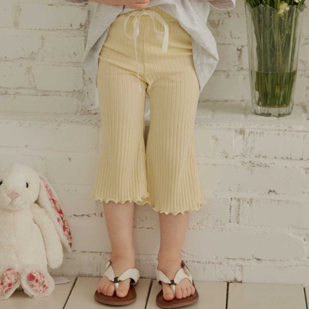 MELIKEY 夏季坑條紋七分褲-細節圖5