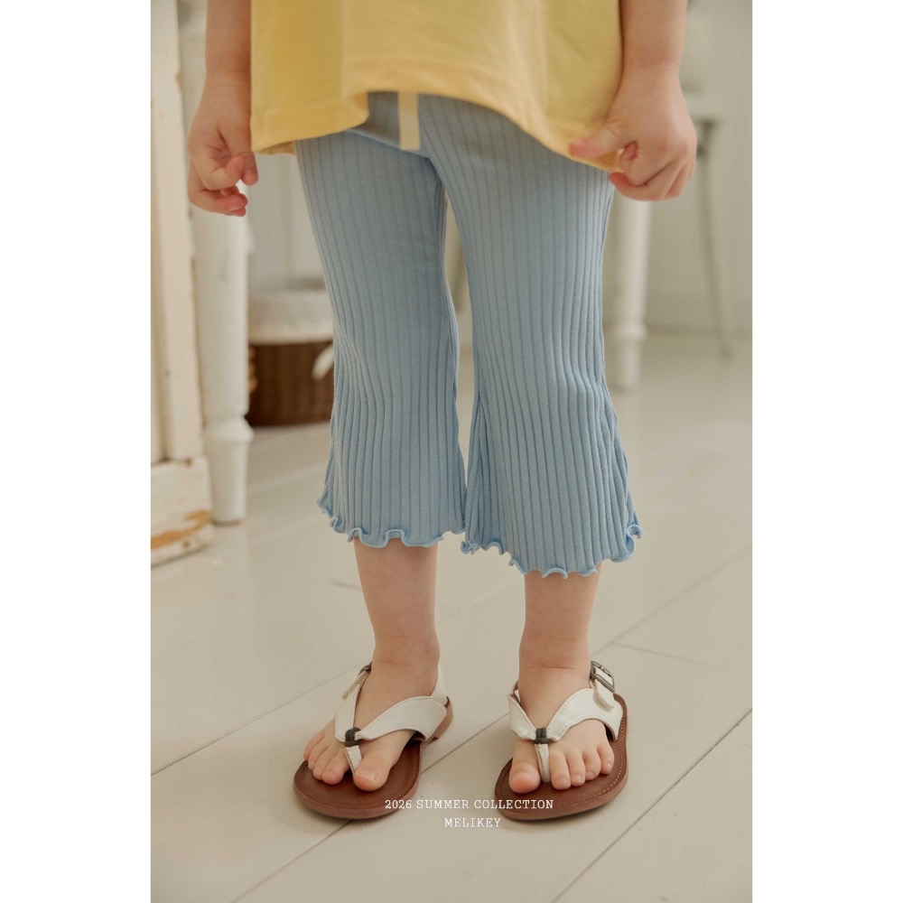 MELIKEY 夏季坑條紋七分褲-細節圖7