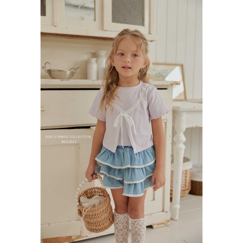 MELIKEY 夏季假兩件上衣-細節圖2