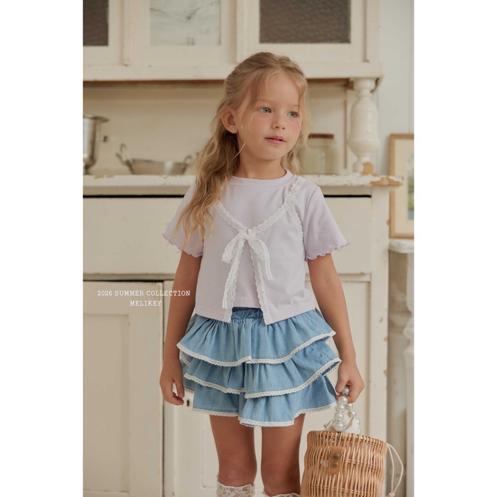 MELIKEY 夏季假兩件上衣-細節圖3