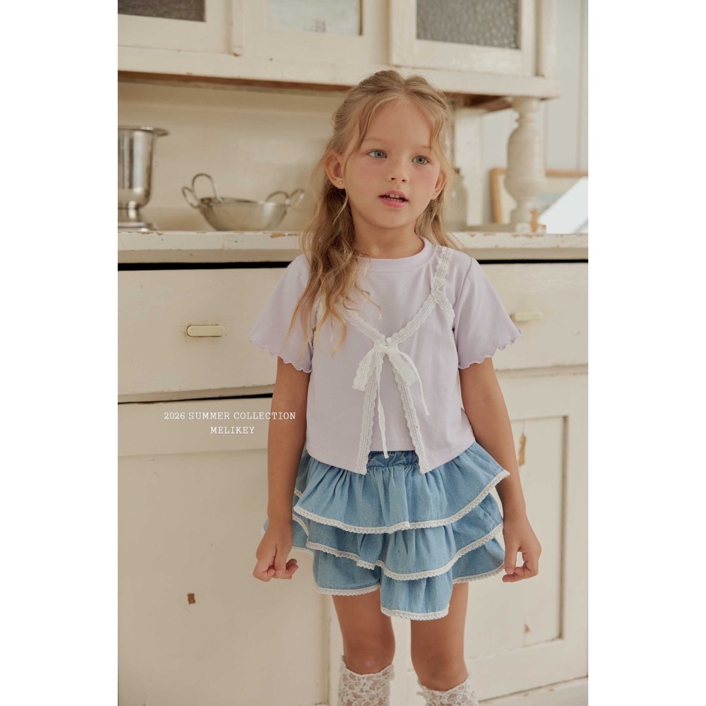 MELIKEY 夏季假兩件上衣-細節圖4