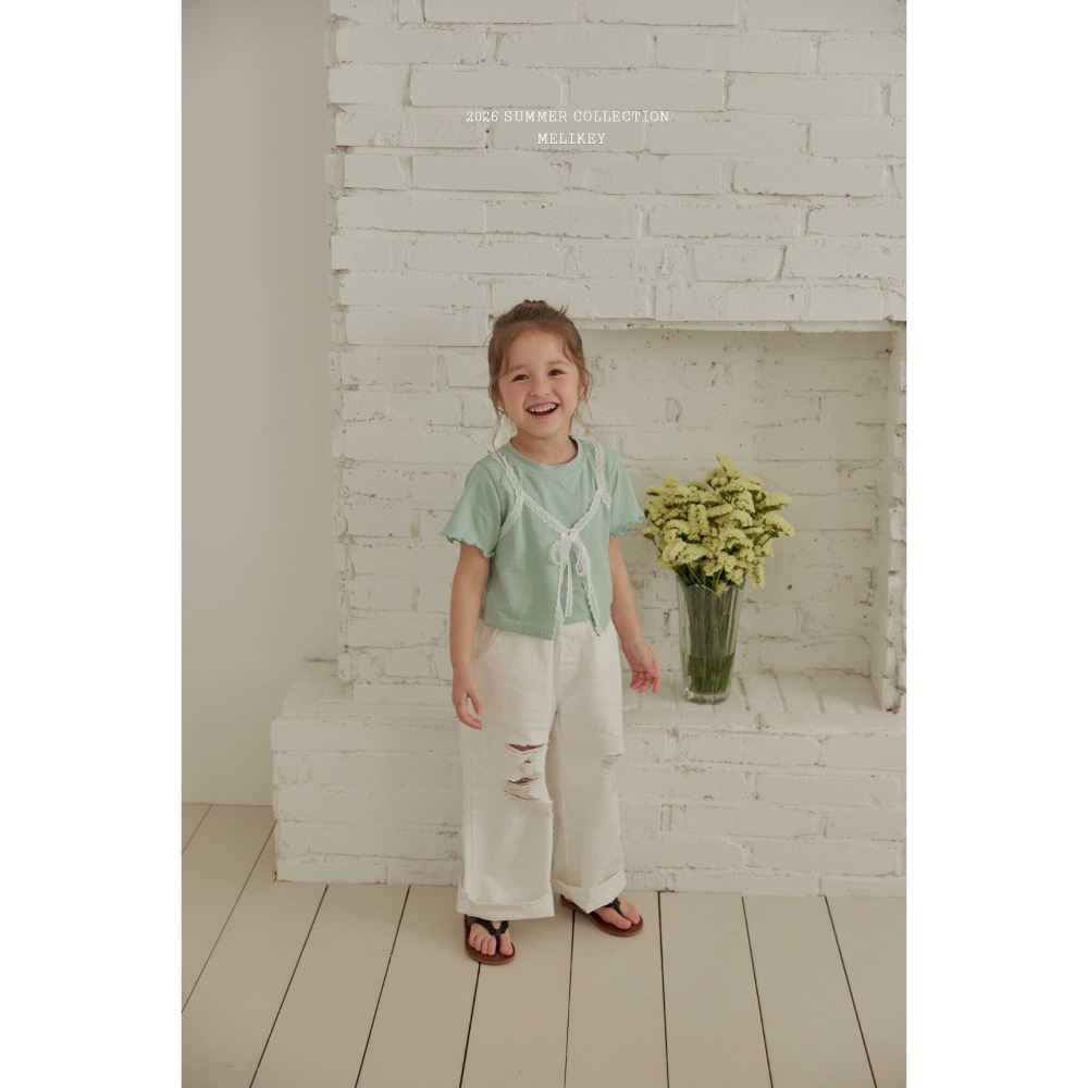 MELIKEY 夏季假兩件上衣-細節圖5