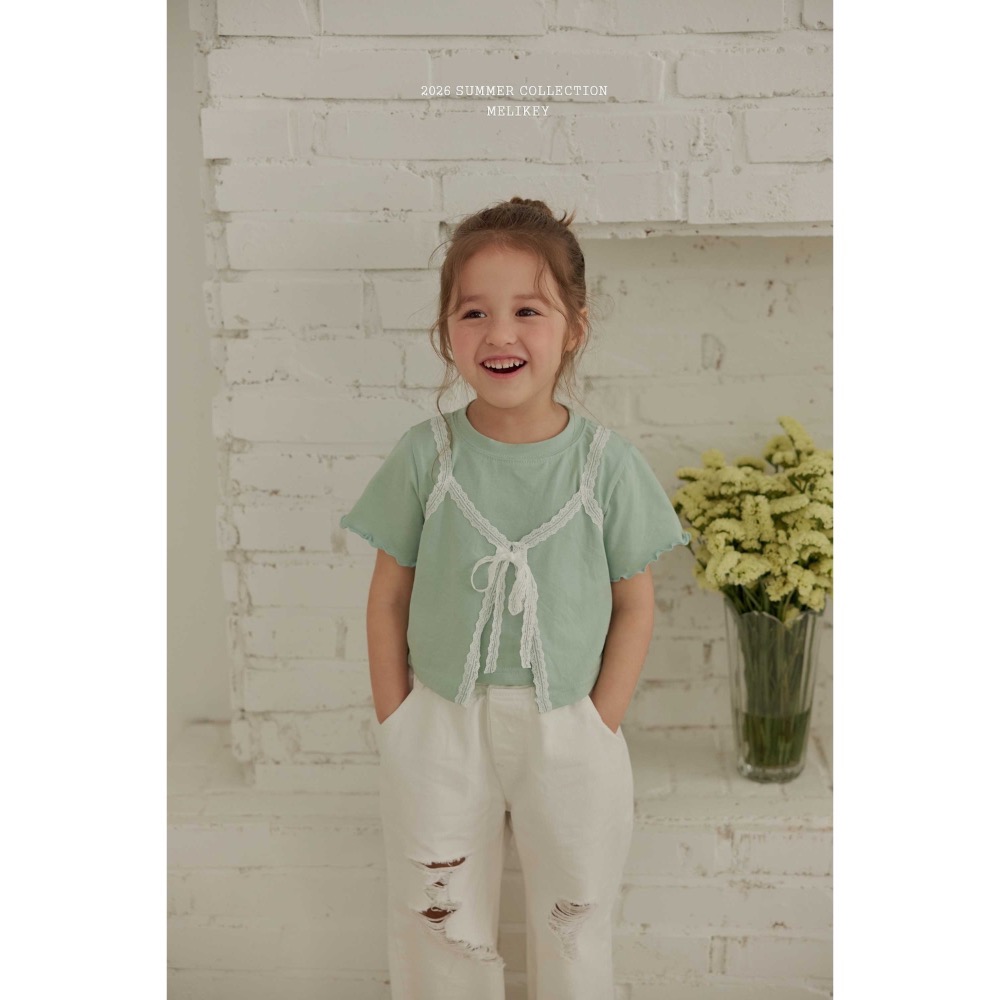 MELIKEY 夏季假兩件上衣-細節圖6