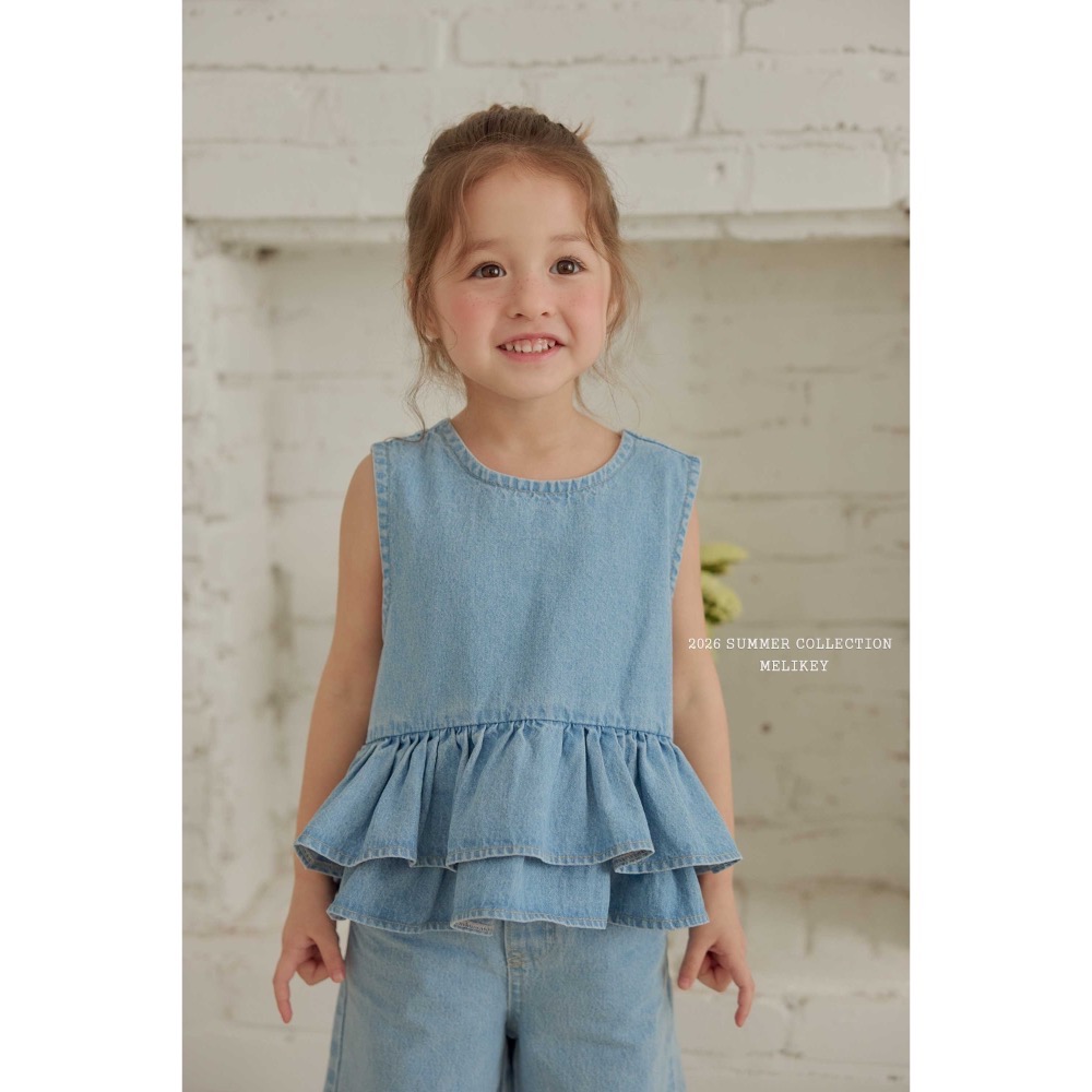 MELIKEY 夏季後緞帶蝴蝶結背心-細節圖2