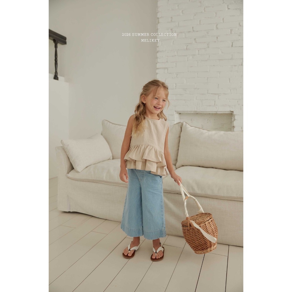 MELIKEY 夏季後緞帶蝴蝶結背心-細節圖3