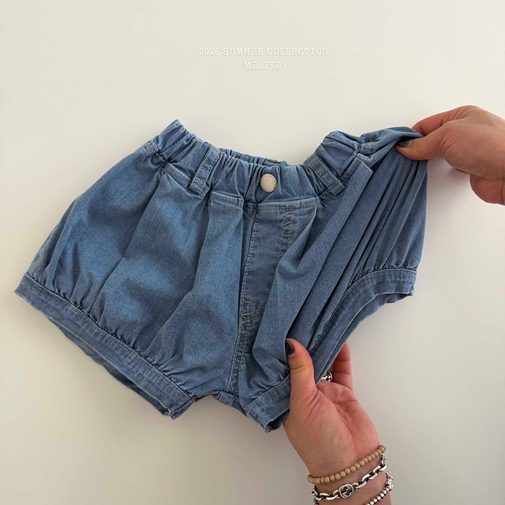 MELIKEY 夏季可愛抓皺燈籠短褲-細節圖2