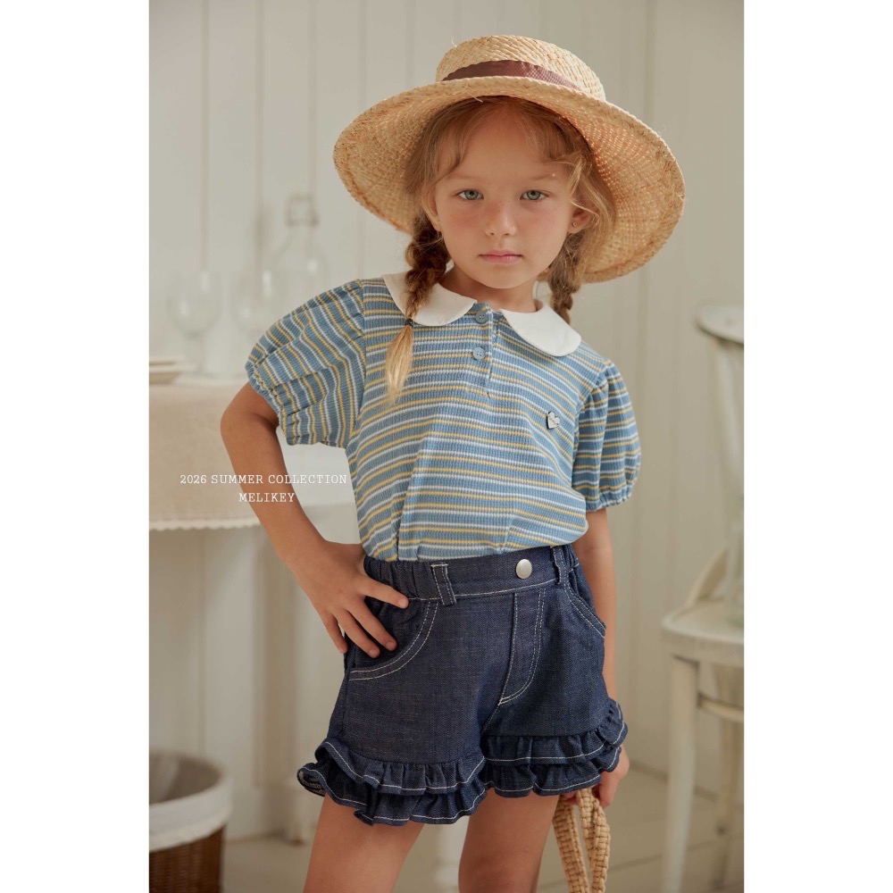 MELIKEY夏季橫條polo衫-細節圖6