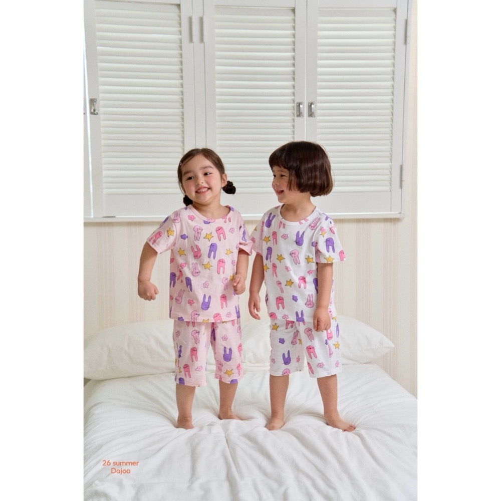 DAJOA 夏季彩色兔子居家套裝-細節圖4