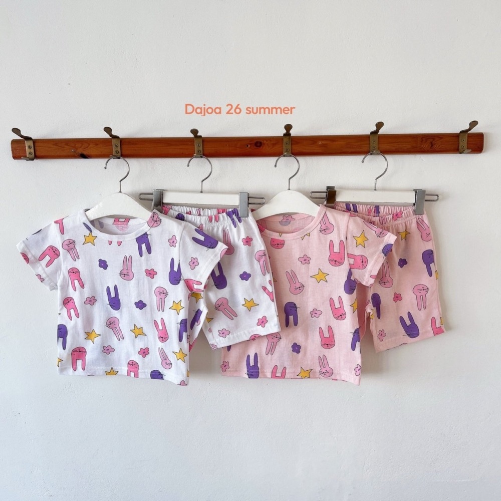 DAJOA 夏季彩色兔子居家套裝-細節圖5