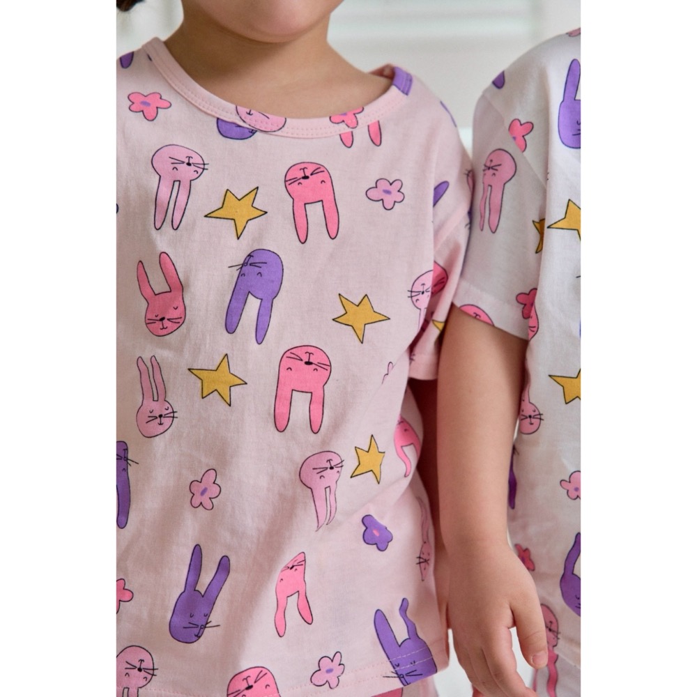 DAJOA 夏季彩色兔子居家套裝-細節圖9